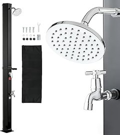 Guía para instalar una ducha solar con rociador regulable