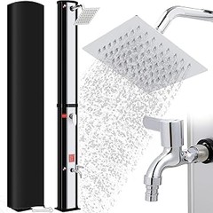 Guía práctica para instalar una ducha solar de acero inoxidable