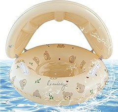 Seguridad al usar asientos hinchables en la piscina
