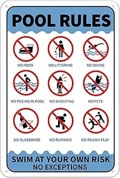 Reseñas reales sobre señales de seguridad para piscina