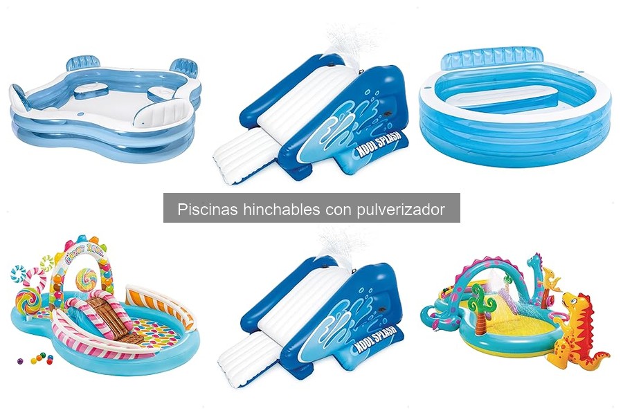 Accesorios esenciales para piscinas hinchables con pulverizador