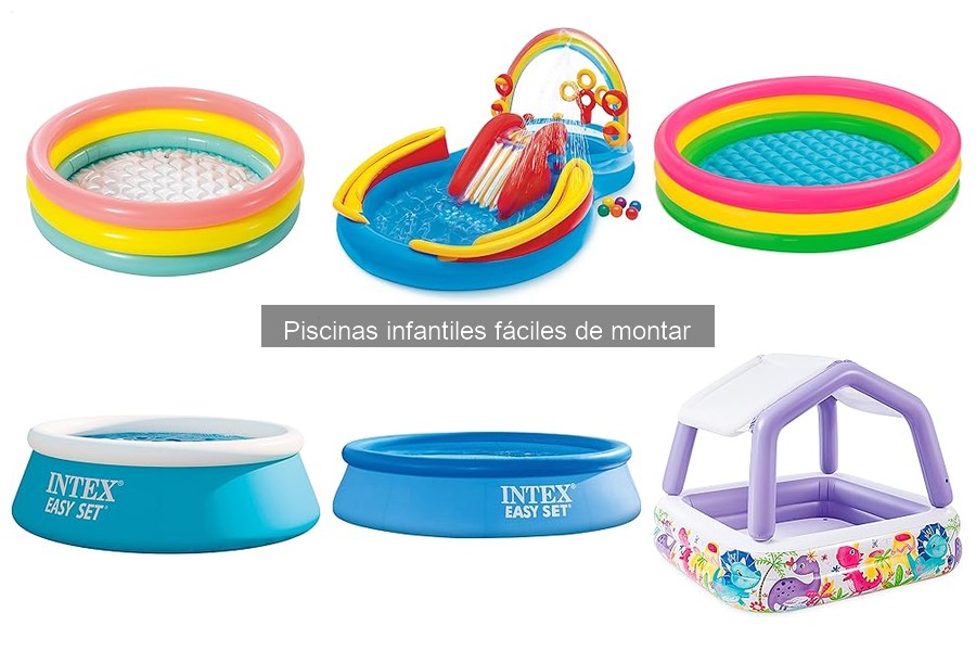 Accesorios esenciales para piscinas infantiles fáciles de montar