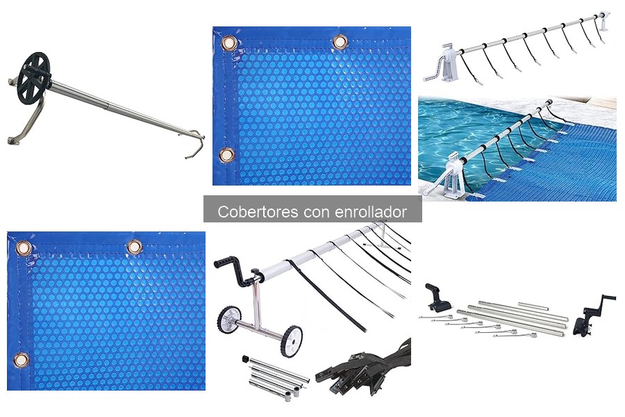 Alternativas a cobertores con enrollador para piscinas desmontables