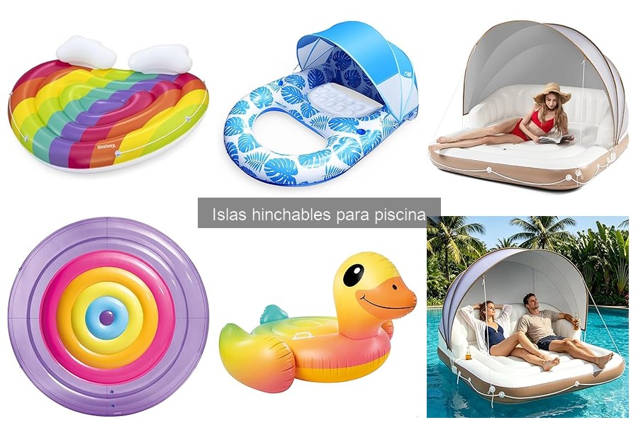 Alternativas a islas hinchables para disfrutar en la piscina