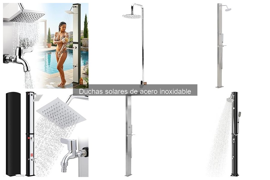 Alternativas a las duchas solares de acero inoxidable