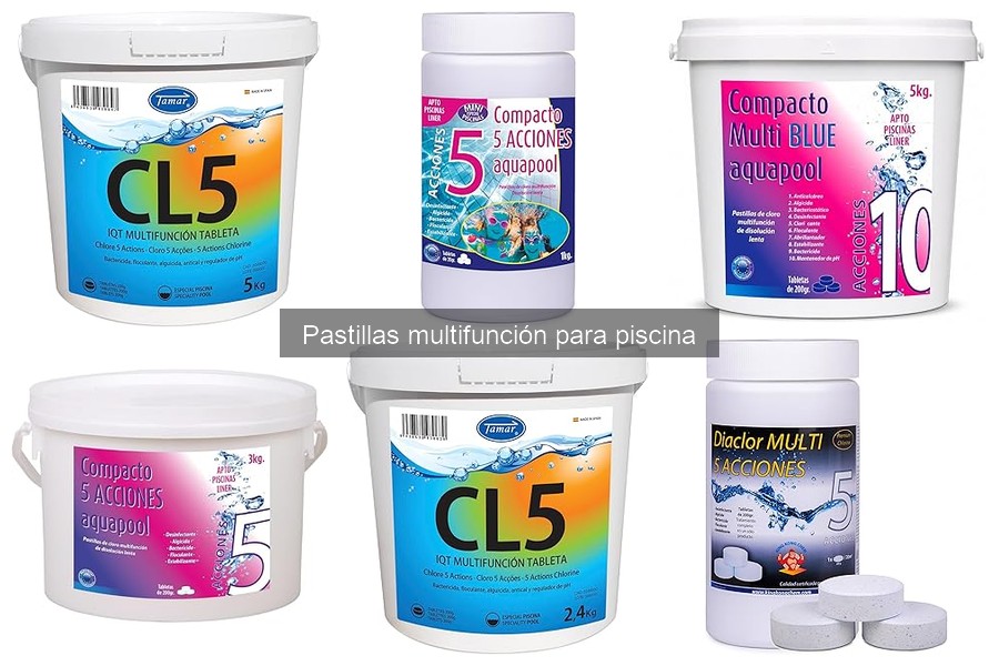 Alternativas a las pastillas multifunción para piscina