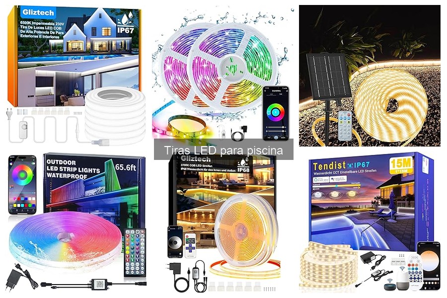 Alternativas a las tiras LED para piscina: opciones iluminativas