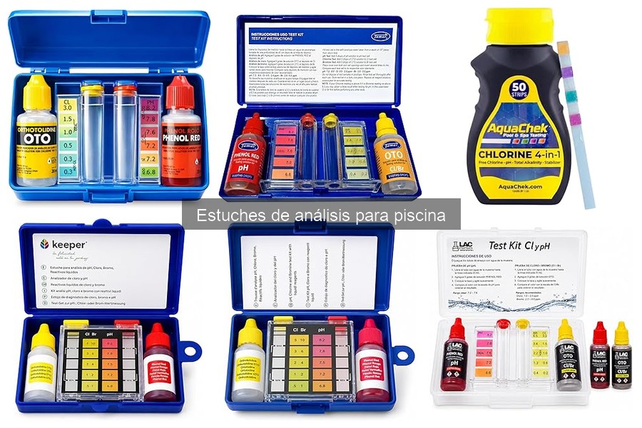 Alternativas a los estuches de análisis para piscina