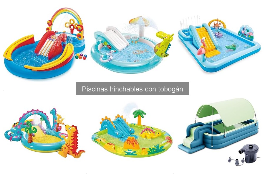 Alternativas a piscinas hinchables con tobogán para el verano