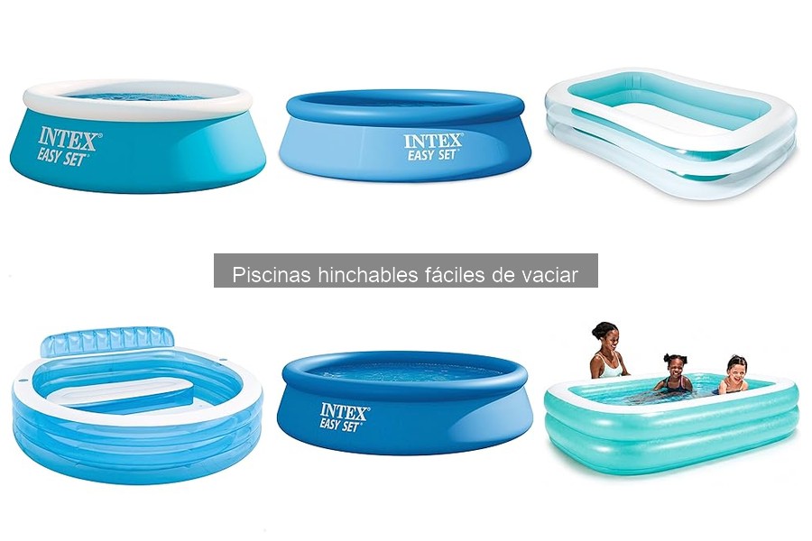 Cómo elegir una piscina hinchable fácil de vaciar