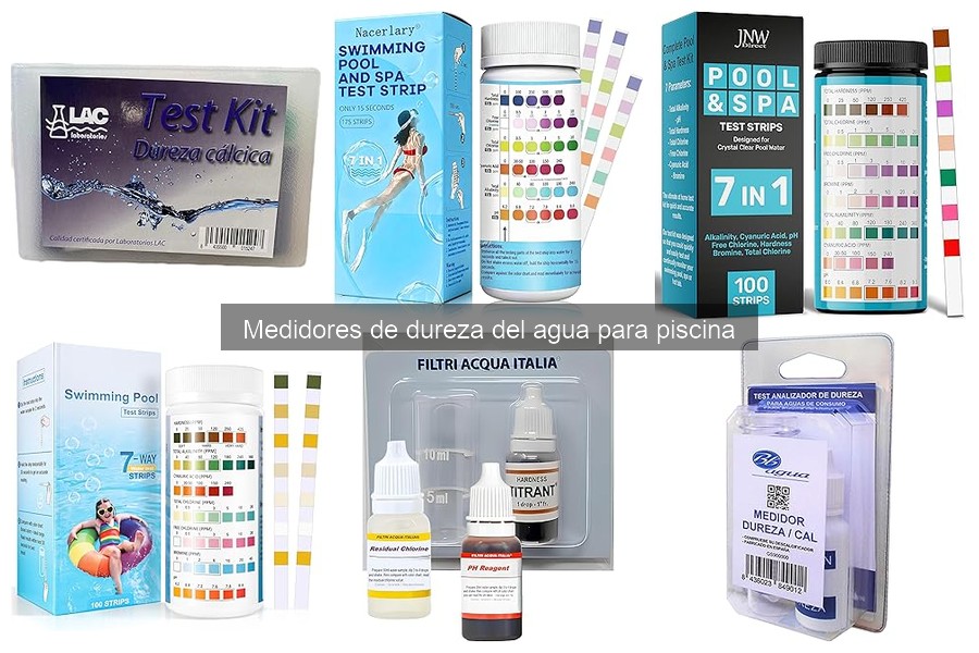 Cómo interpretar lecturas de dureza del agua para piscina