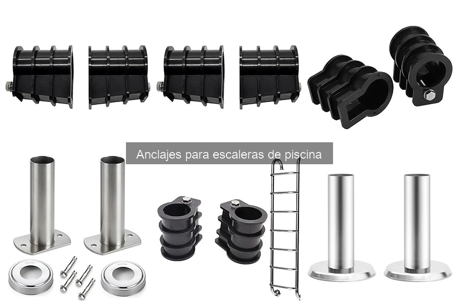 Cómo mantener anclajes de escaleras de piscina en buen estado