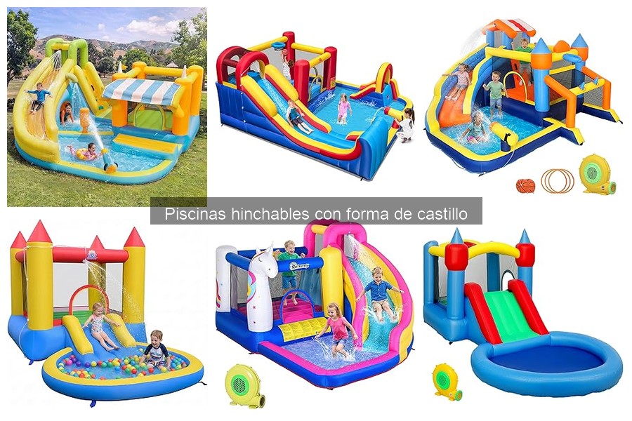 Cómo reparar fugas en piscinas hinchables con forma de castillo