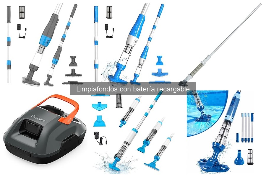 Cómo usar un limpiafondos con batería recargable eficazmente