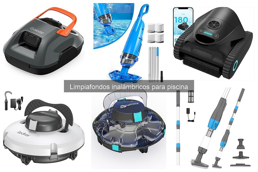 Comparativa de limpiafondos inalámbricos para piscina