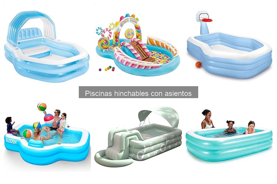 Comparativa de Piscinas Hinchables con Asientos: Mejores Marcas