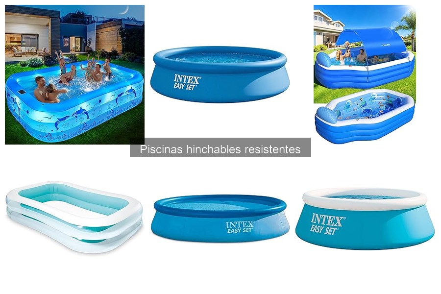 Comparativa de Piscinas Hinchables Resistentes: Intex vs Luxfero