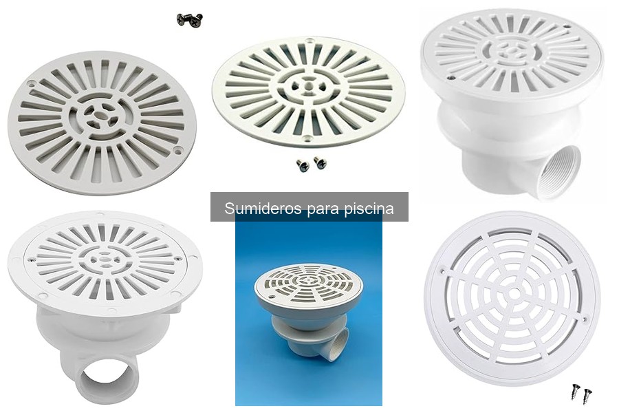 Comparativa de sumideros económicos para piscina