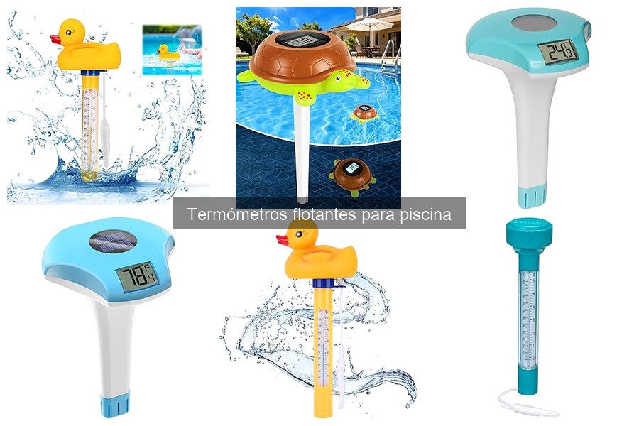 Comparativa de termómetros flotantes para piscina