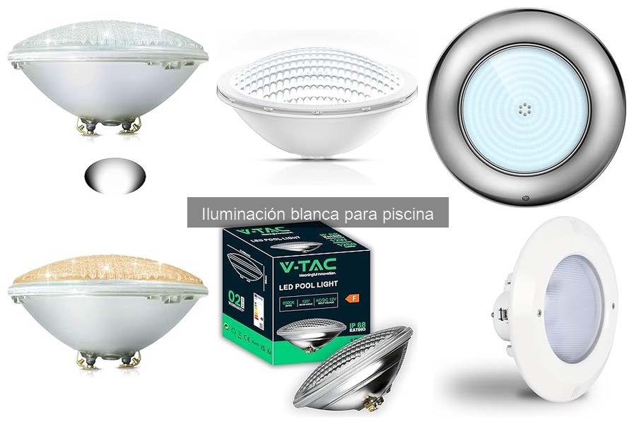 Comparativa: Iluminación blanca vs. de colores para piscinas