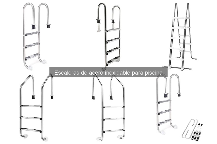 ¿Cuánto peso soportan las escaleras de acero inoxidable para piscina?