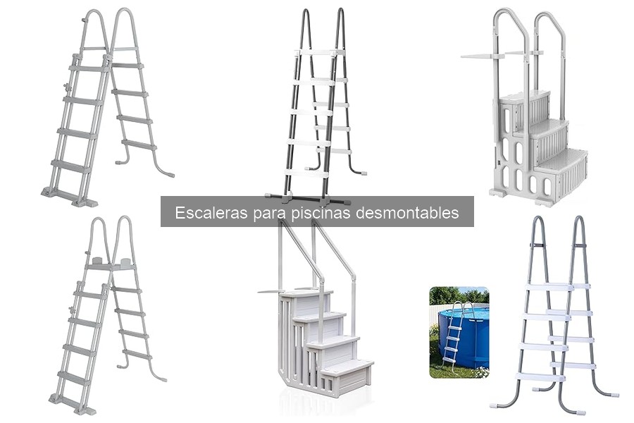 Dónde comprar escaleras para piscinas desmontables