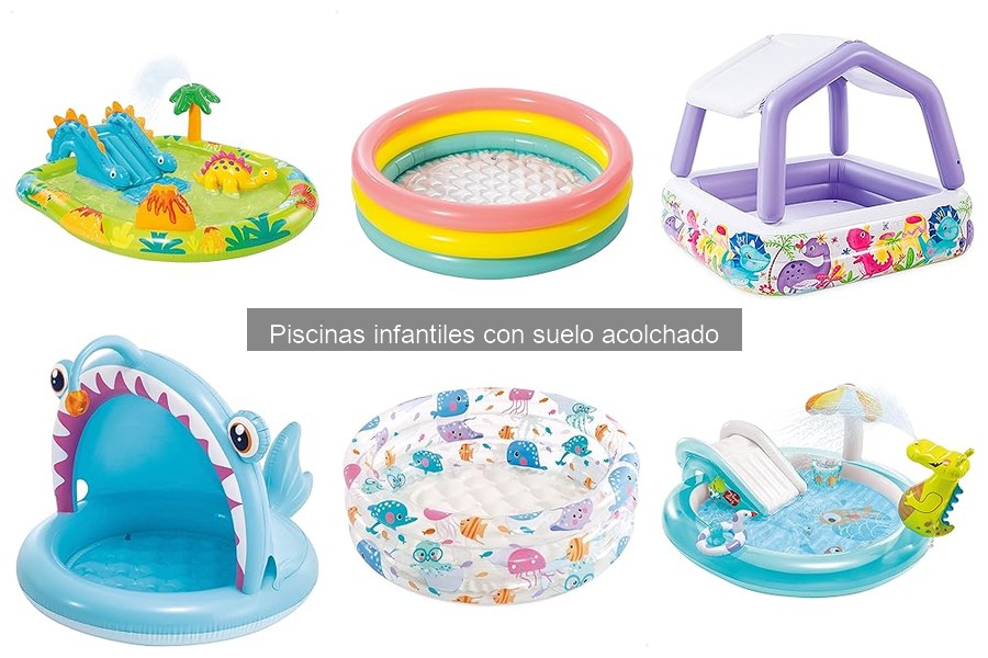 Dónde comprar piscinas infantiles con suelo acolchado al mejor precio