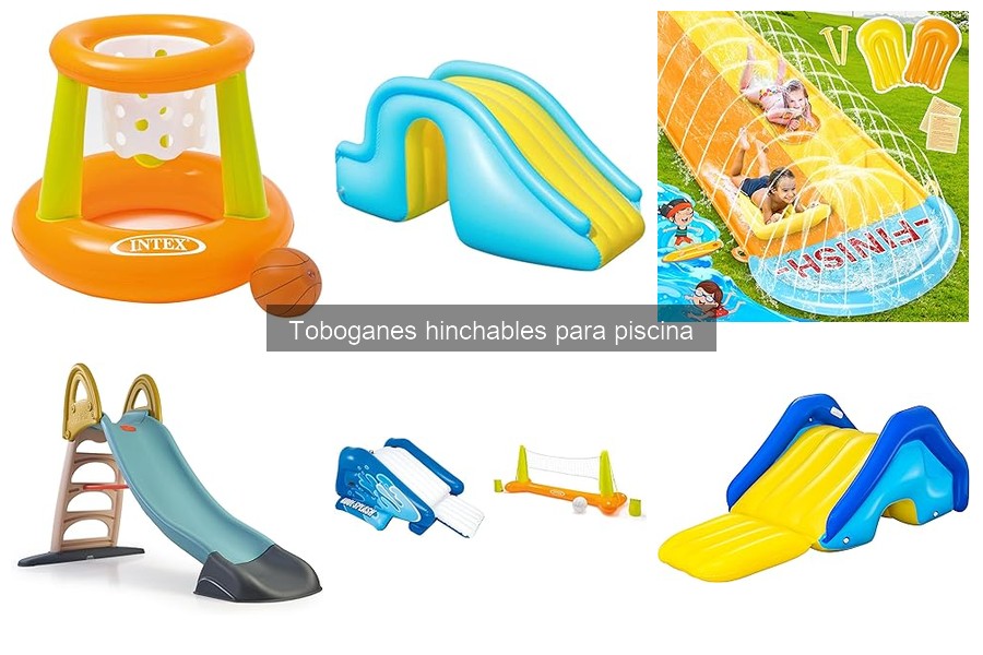 Dónde comprar toboganes hinchables para piscina fácil y rápido