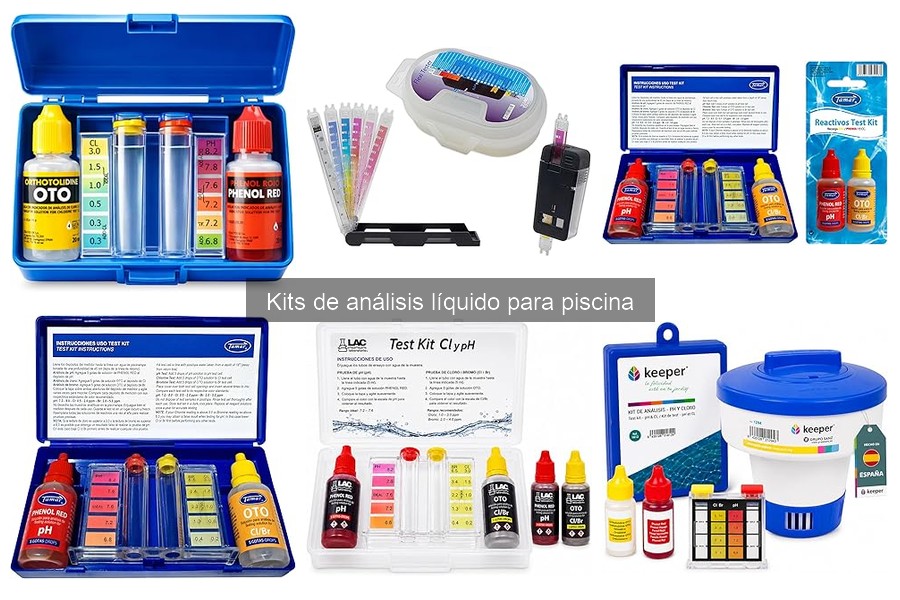 Errores comunes al usar kits de análisis líquido para piscina