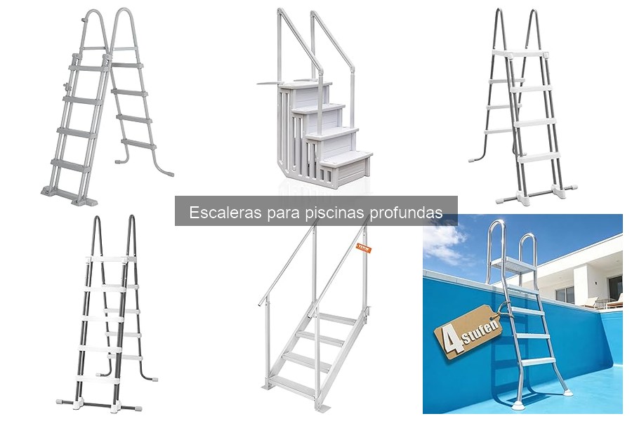 Escaleras para piscinas profundas: ¿Son fáciles de usar?