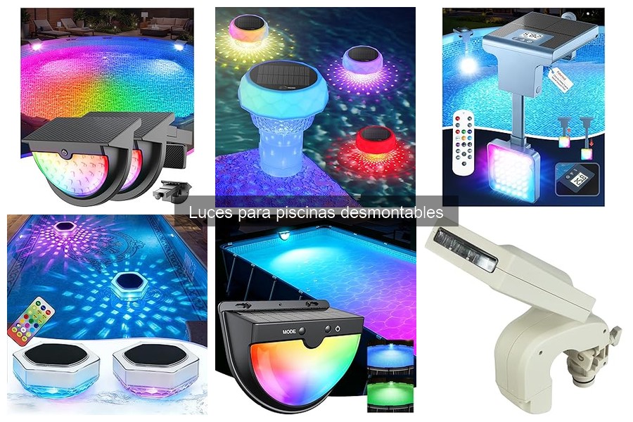 Guía de compra de luces para piscinas desmontables