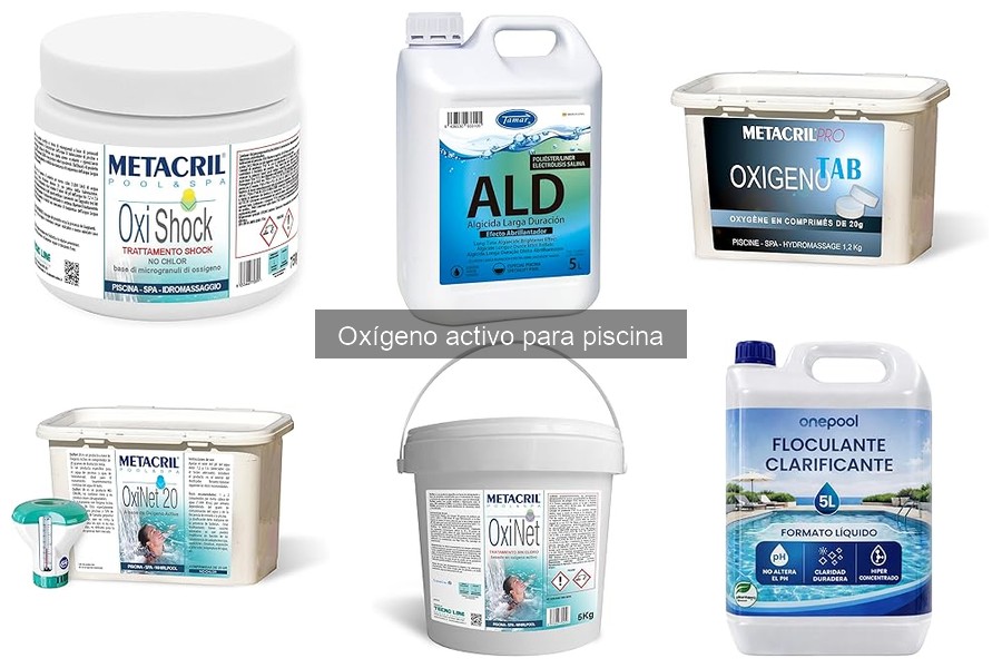 Guía de compra de oxígeno activo para piscina
