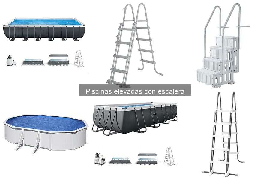 Guía de compra: Piscinas elevadas con escalera