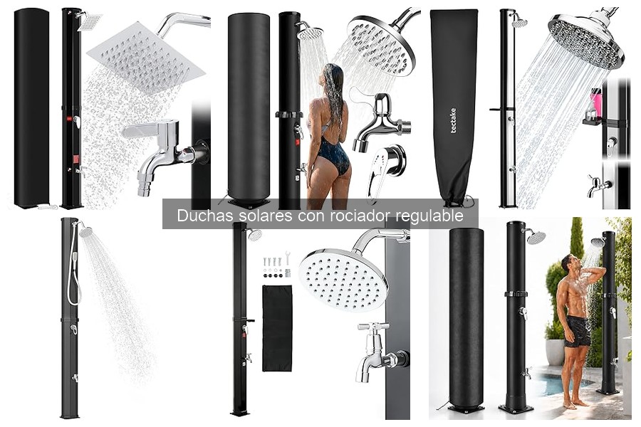 Guía para Elegir la Mejor Ducha Solar con Rociador Regulable
