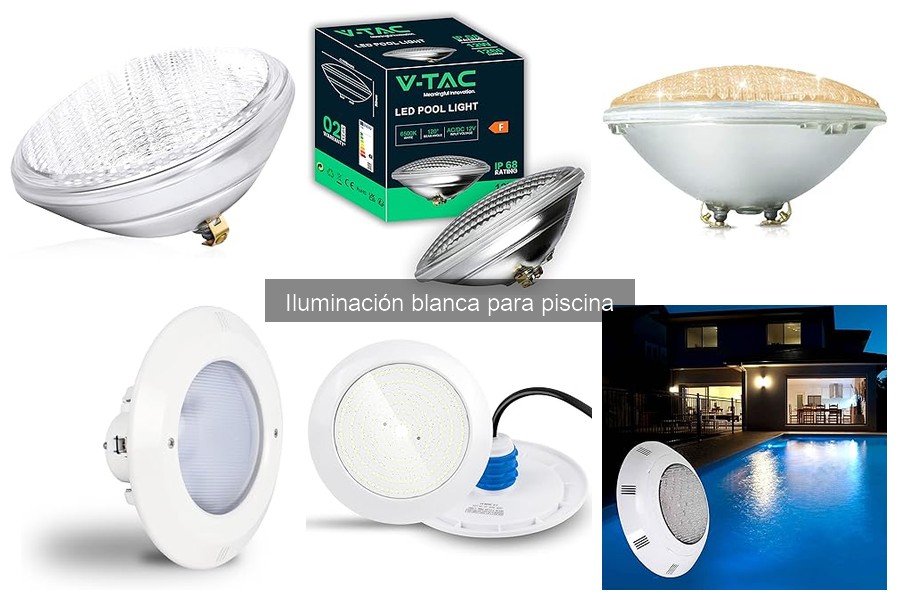 Iluminación blanca para piscina: características y beneficios