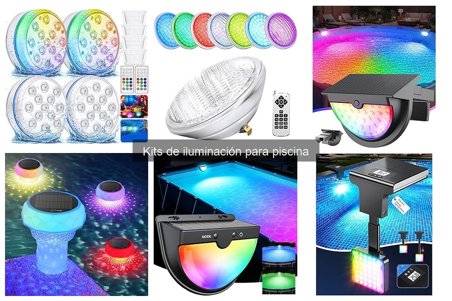 Kit de iluminación solar vs. eléctrica para piscinas: ¿cuál elegir?