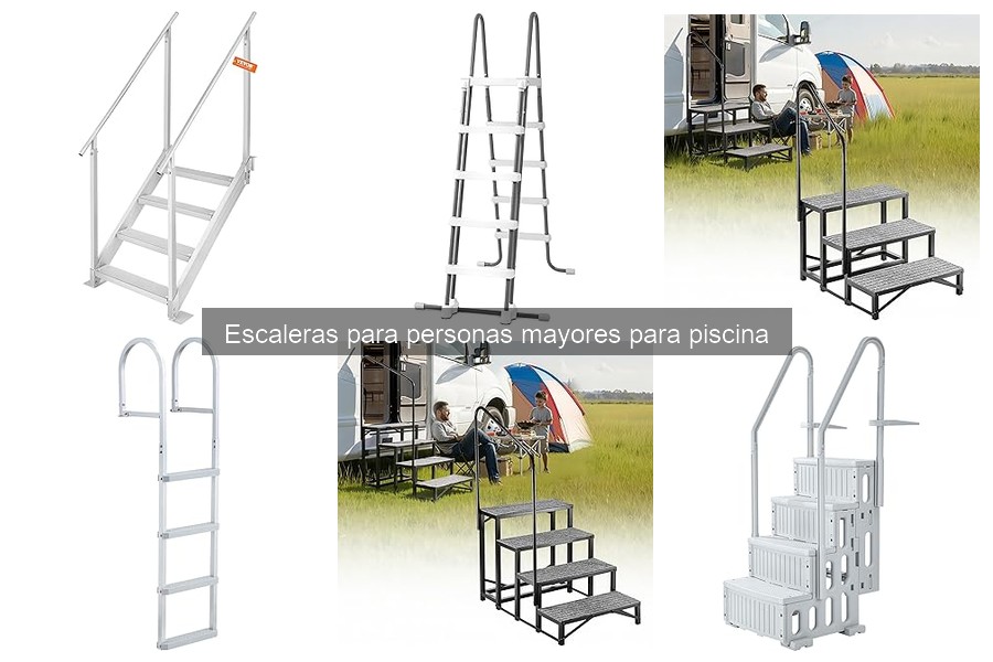 Mantenimiento de Escaleras para Personas Mayores en Piscinas