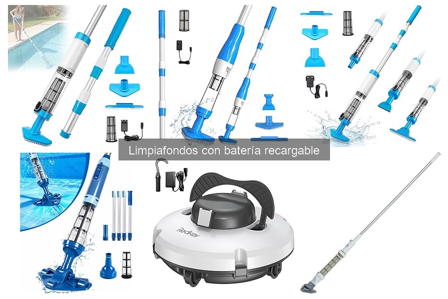 Mantenimiento de Limpiafondos con Batería Recargable