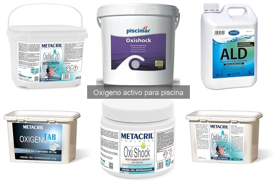 Mantenimiento de piscina tras usar oxígeno activo