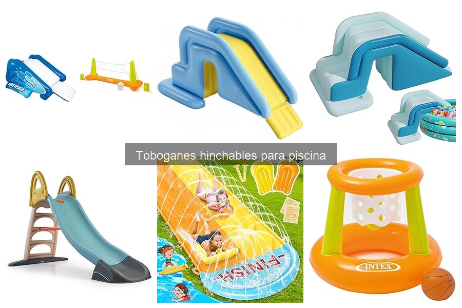 Mantenimiento y cuidado de toboganes hinchables para piscina