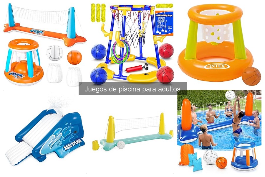Mejores accesorios para juegos de piscina en adultos