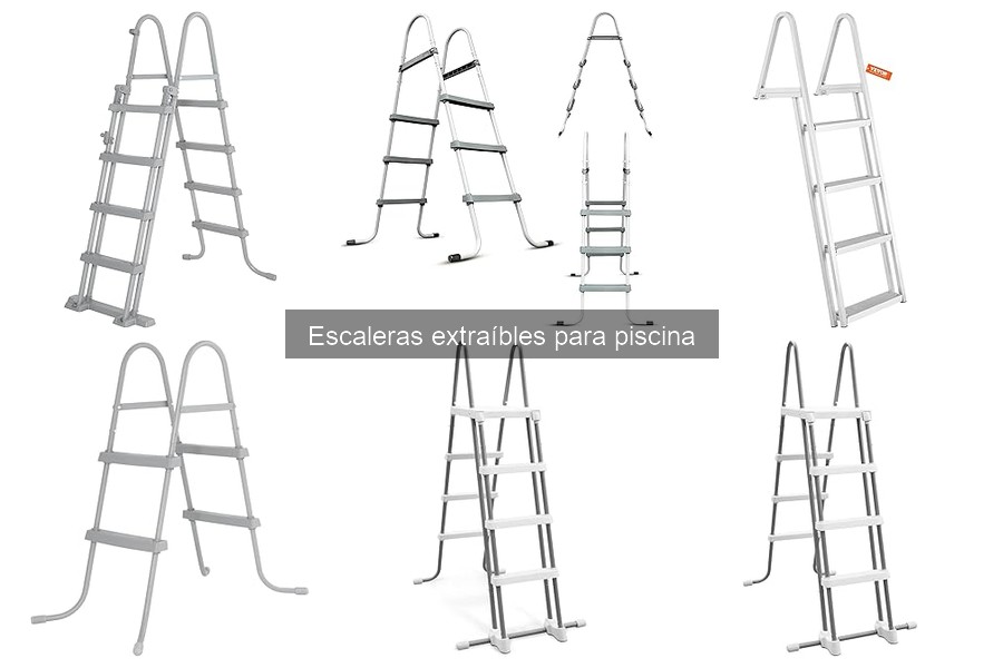 Mejores escaleras extraíbles para piscina: comparativa 2023