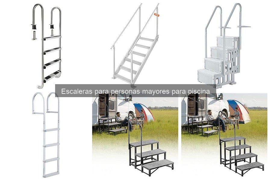 Mejores escaleras para mayores en piscina 2023: comparativa