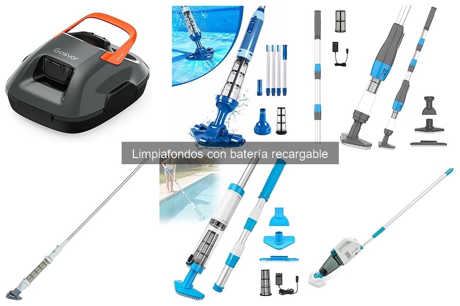 Mejores limpiafondos a batería para piscinas desmontables