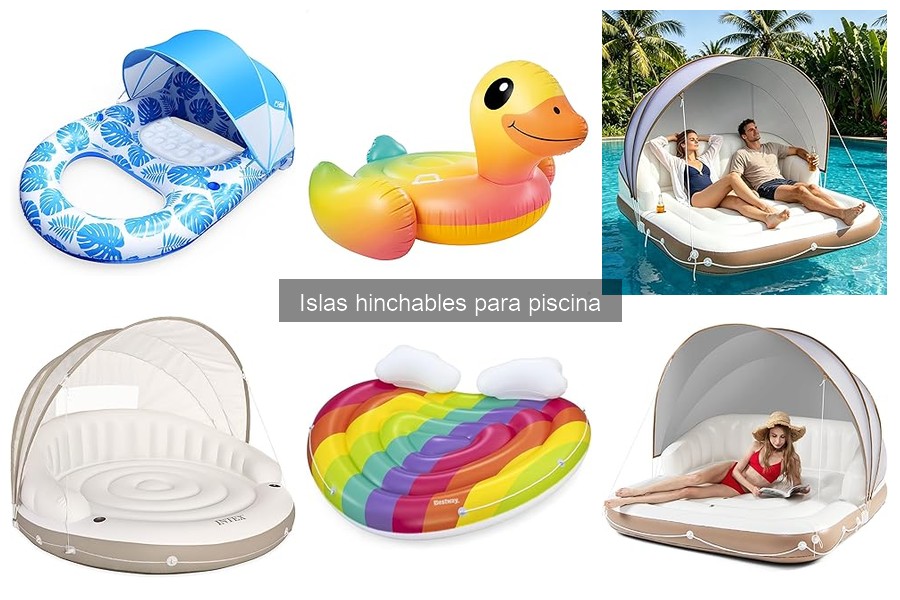 Mejores ofertas y precios de islas hinchables para piscina