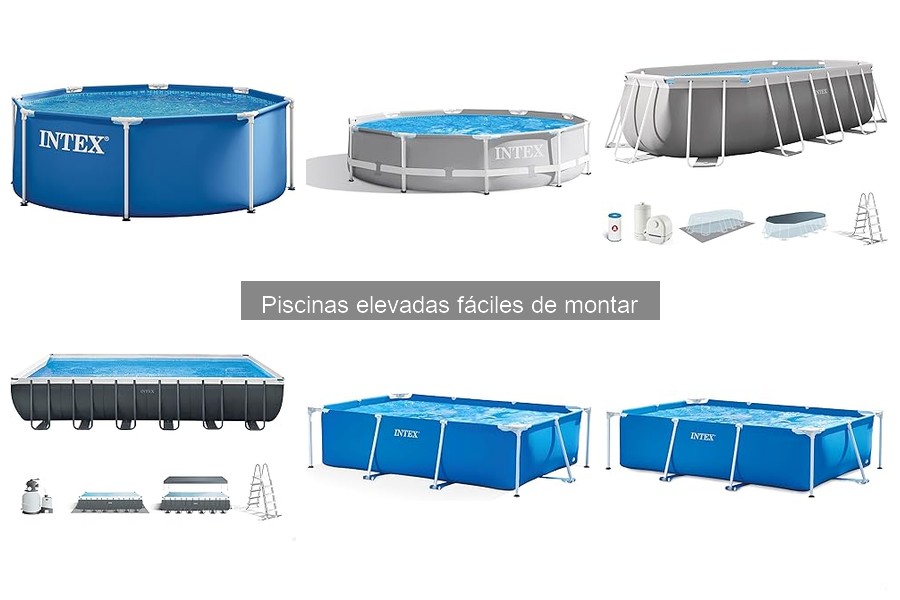Mejores piscinas elevadas fáciles de montar para familias