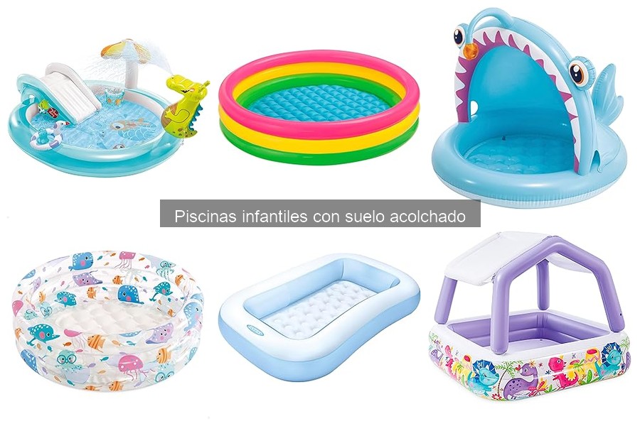 Mejores piscinas infantiles con suelo acolchado para el verano