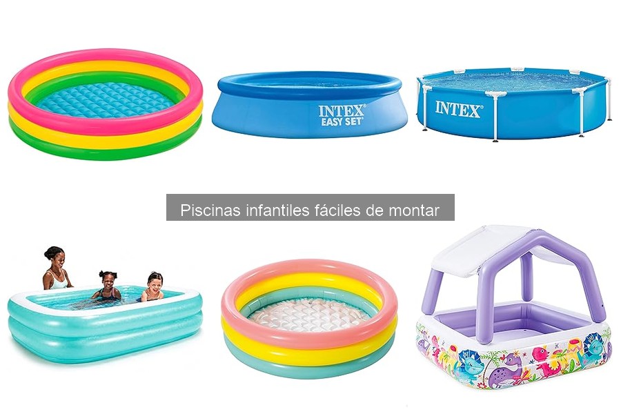 Mejores piscinas infantiles fáciles de montar para verano 2023