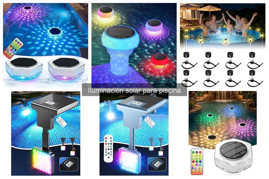 Opiniones sobre luces solares para piscinas