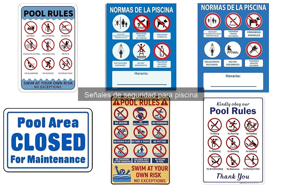 Opiniones sobre señales de seguridad para piscina